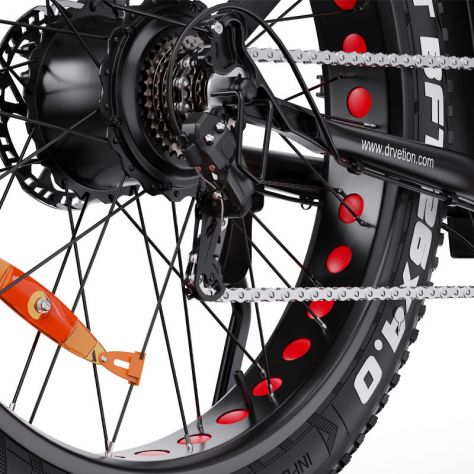 DrVetion CTR 26 Fat Bike 1000W 48V 20Ah - Disco Idraulico - Foto 9