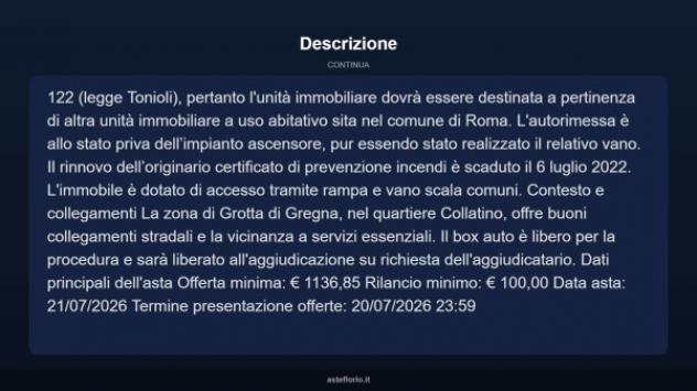 Immobile in asta di 14 m² in vendita a Roma - Foto 9