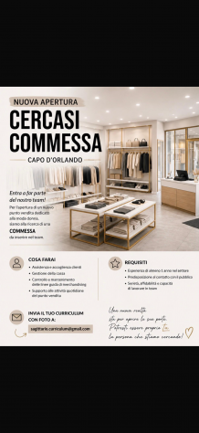 Cercasi 2 Commesse
