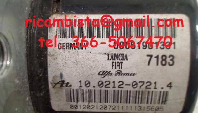 10.0961-2808.3 10.0619-3743.1 Alfa Giulietta 2.0 gruppo ABS pompa - Foto 3
