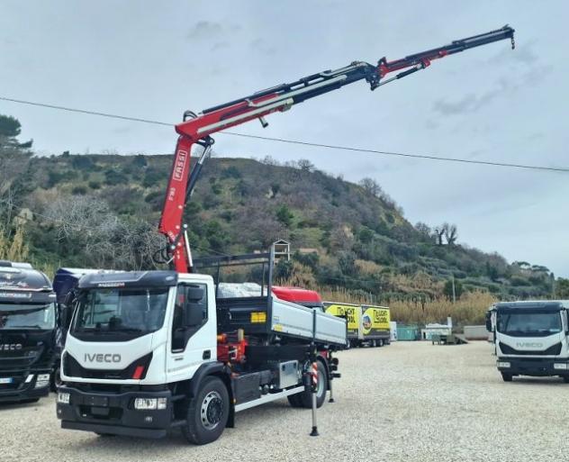 IVECO EUROCARGO 180E32 K NUOVO GRU da 23 m + RIBALTABILE rif. 23912574 - Foto 2