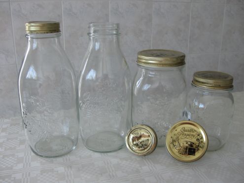 BOTTIGLIE BORNIOLI (QUATTRO STAGIONI) DA CONSERVA VASI BORNIOLI DA MARMELLATA ALTRI VASI - Foto 3