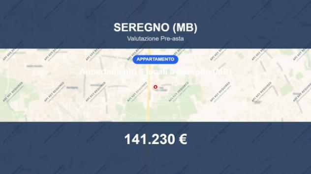 Immobile in asta di 96 m² in vendita a Seregno