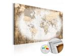 Quadro Di Sughero Con Mappamondo Preistorico Arredalacasa