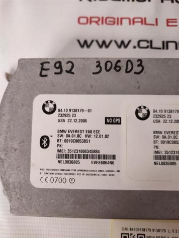CENTRALINA BLUETOOTH TELEFONO BMW Serie 3 E92 Coupé 8410 9138179 9138179 (0610) - Foto 2