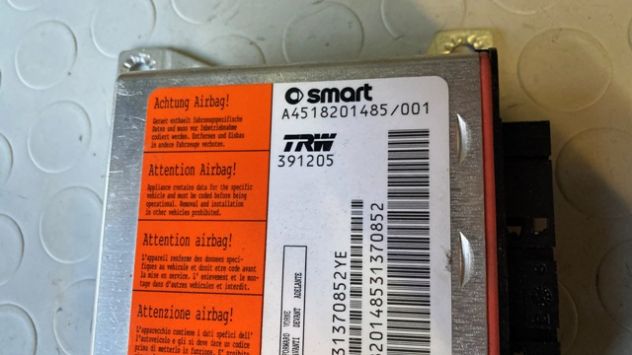 Centralina airbag Smart ForTwo W451 del 2008 (A4518201485) - Foto 2