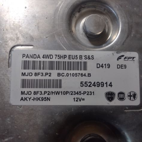 CENTRALINA INIEZIONE MOTORE FIAT PANDA 1.3 4X4 55KW 5P D 5M 55249914 - Foto 5