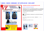 INDICA - INDIGO : SEMIASSE - KIT CUFFIA DX SX - COD-L0037