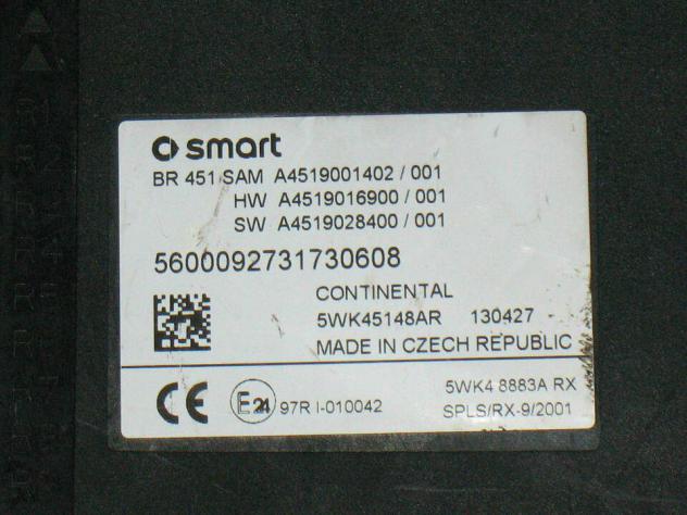 A4519001402 BODY 451 SAM SMART 5WK45148AR A4519001402 451 A4519016900 - Foto 2