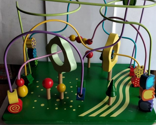GIOCO INFANZIA VINTAGE ANNI 70 IN LEGNO