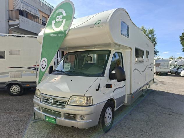 CAMPER MOBILVETTA DUCATO MANSARDATO 7 POSTI DOPPIA DINETTE LETTI CASTELLO CLIMATIZZATORE WEBASTO FOTOVOLTAICO CAMPEGGIO USATI GENERALI 1827 - Foto 2