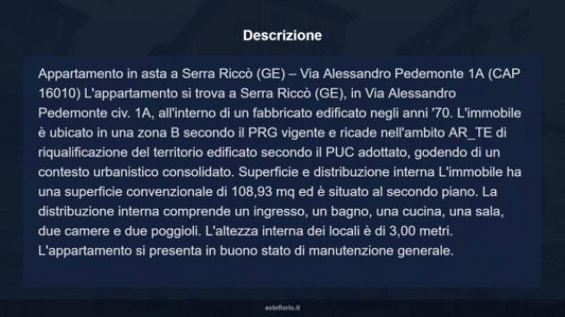Immobile in asta di 108 m² in vendita a Serra Riccò - Foto 10