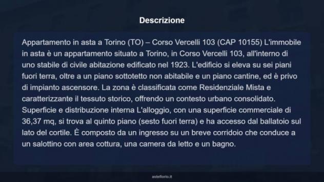 Immobile in asta di 36 m² in vendita a Torino - Foto 17