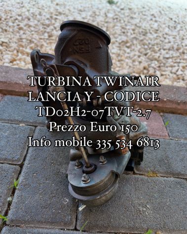 TURBINA TWINAIR LANCIA Y - CODICE TD02H2-07TVT-2.7