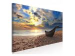 Quadro Con La Barca Sulla Spiaggia - ARREDALACASA