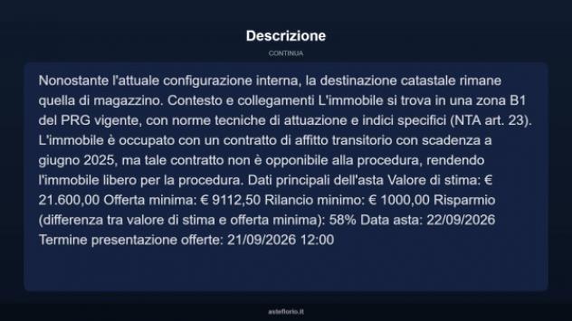 Immobile in asta di 21 m² in vendita a Camerino - Foto 9