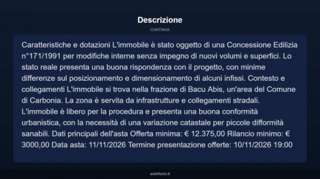 Immobile in asta di 239 m² in vendita a Carbonia - Foto 4