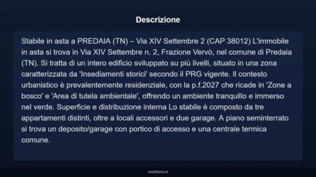 Immobile in asta di 150 m², box auto in vendita a Predaia - Foto 3
