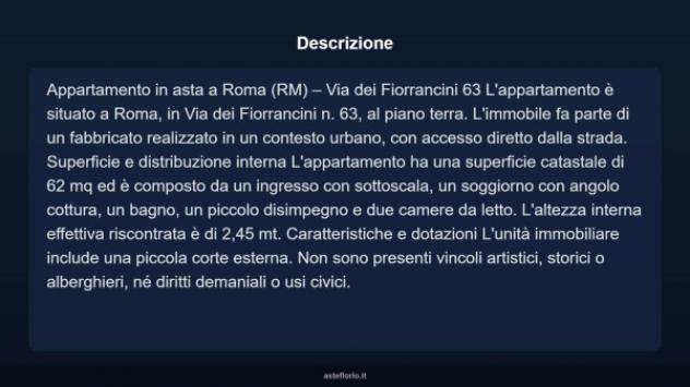 Immobile in asta di 62 m² in vendita a Roma - Foto 6