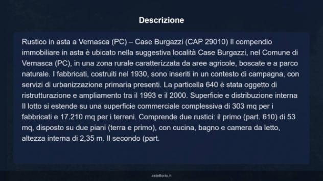 Immobile in asta di 303 m² con più di 5 locali in vendita a Vernasca - Foto 13