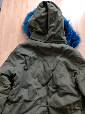 Giubbino con interno pelo blu morbido TG L - Foto 3