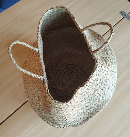 Borsa in Paglia leggera intrecciata. - Foto 3