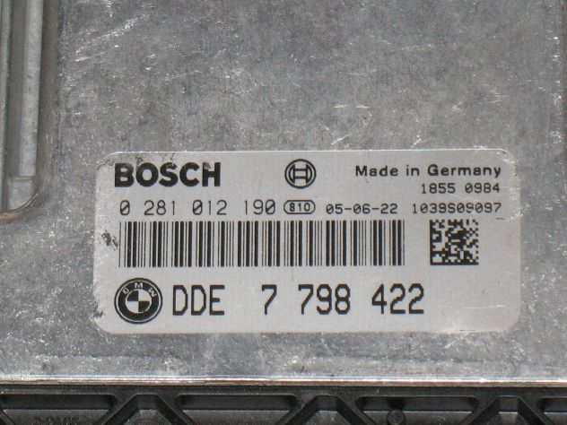 0281012190 ECU BMW E60 E61 530d 0281012190 7798422 EDC16C1-4.41 EDC16C1 - Foto 2