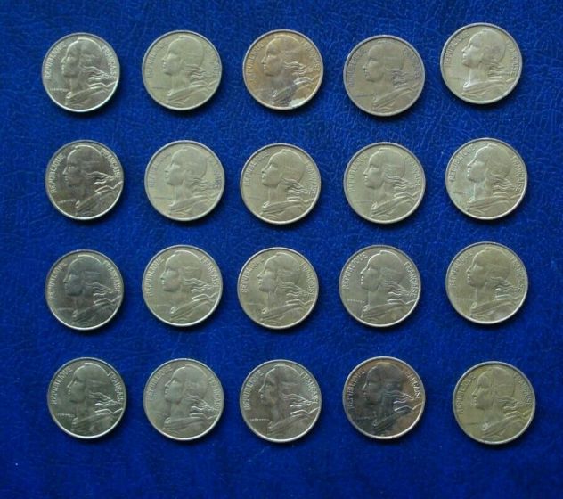 LOTTO373- FRANCIA 10 CENTIMES 20 MONETE VEDI FOTO E DESCRIZIONE - Foto 2