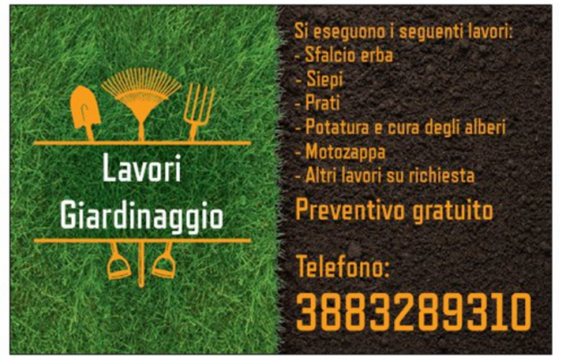 Lavori di Giardinaggio