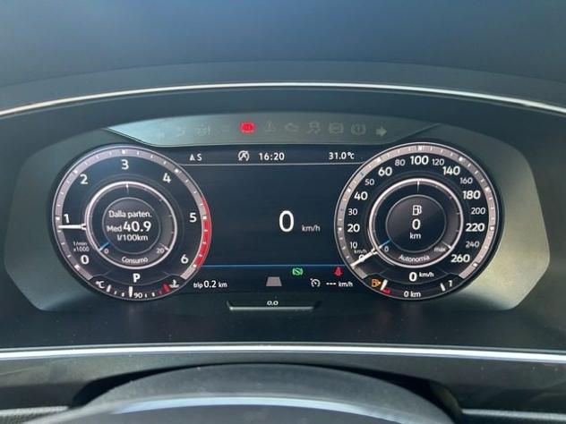 VOLKSWAGEN Tiguan 2.0 TDI 190 CV DSG 4MOTION (UNICO PROPRIETARIO) rif. 24000153 - Foto 9