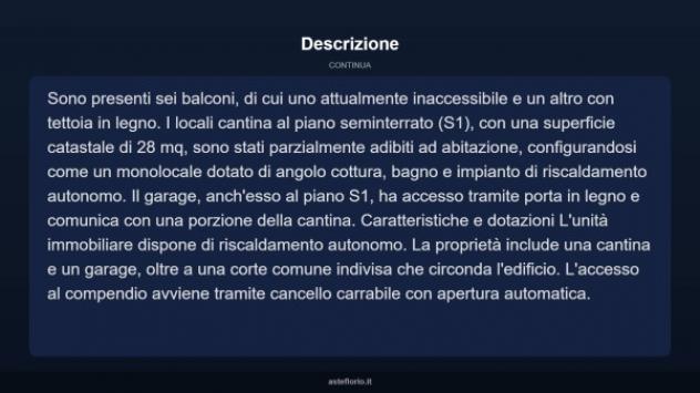 Immobile in asta di 153 m² con più di 5 locali e box auto in vendita a Turania - Foto 7