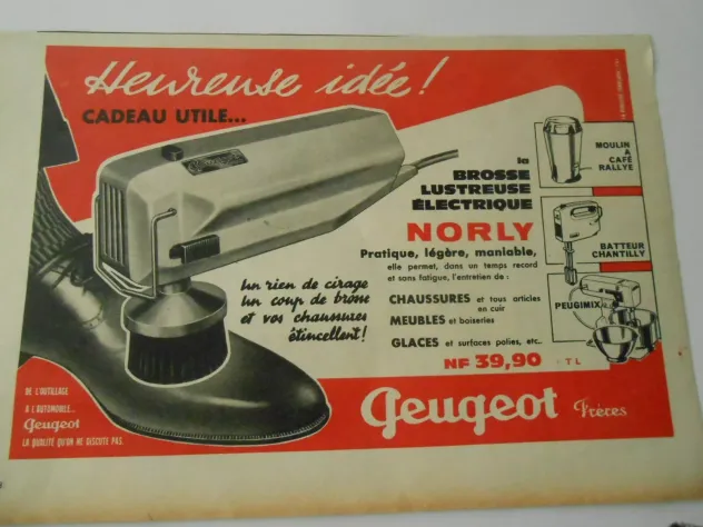 Lucidatrice elettrica vintage NORLY – Peugeot Presse - Foto 6