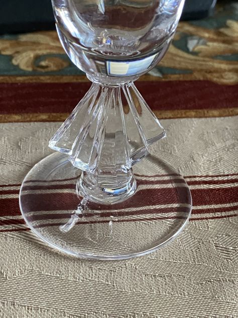 set di 6 flute da champagne in cristallo - Foto 4