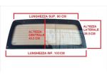 1000429 LUNOTTO VETRO CRISTALLO MICROCAR VIRGO I II III TERMICO