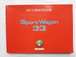 ALFA 33 SPORT WAGON USO E MANUTENZIONE  ORIGINALE