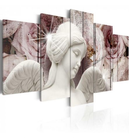 Quadro Angelo Bianco Cm. 100x50 E 200x100 - ARREDALACASA