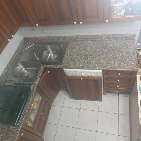 cucina angolare in legno massello 4 metri 2 per 2 - Foto 3