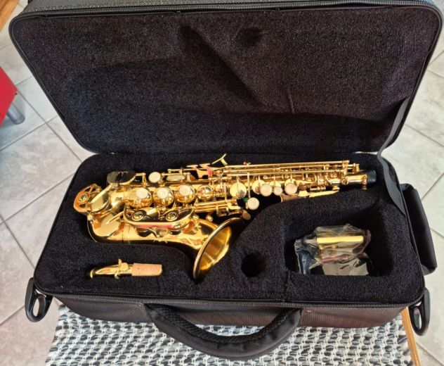 Sax Soprano CURVO YANAGISAWA SC 991 Style Gold Nuovo (Garanzia) - Foto 10