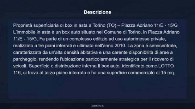 Immobile in asta di 15 m² in vendita a Torino - Foto 9