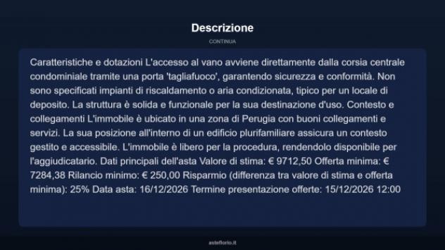Immobile in asta di 30 m² in vendita a Perugia - Foto 10