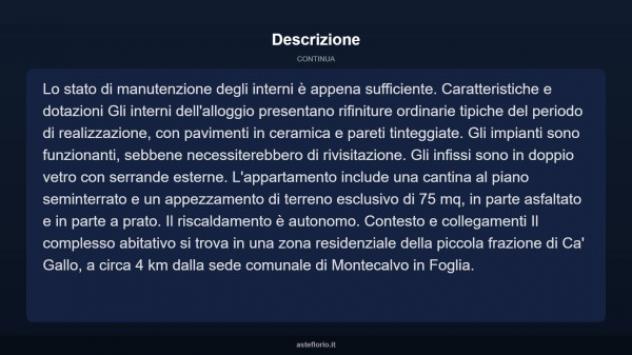 Immobile in asta di 84 m² in vendita a Montecalvo in Foglia - Foto 5
