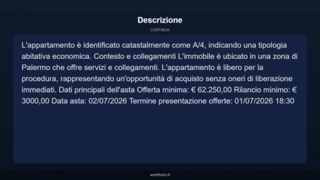 Immobile in asta di 113 m² in vendita a Palermo - Foto 12