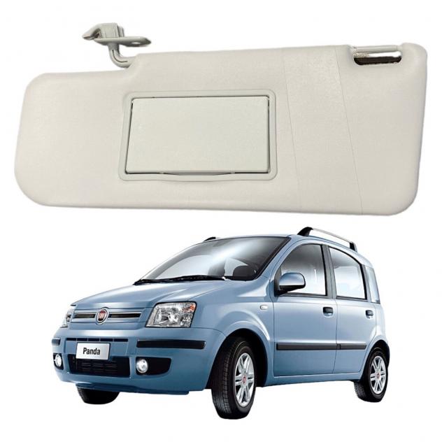 Pantina Aletta Parasole Sinistra con Specchio e Tasca per Fiat Panda 2003 2012