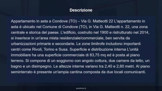 Immobile in asta di 83 m² in vendita a Condove - Foto 10