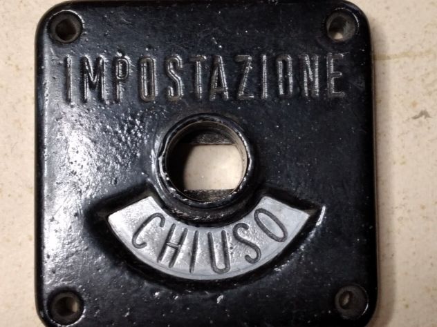 INDICATORE PER BAGNI DI VAGONE FERROVIARIO DI EPOCA POST 2° GUERRA - Foto 3