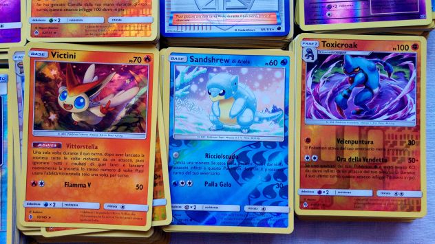 Carte gioco Pokemon originali lotti pz.100 - Foto 2