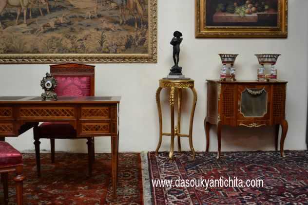 Servante stile Luigi XV lastronata a marqueterie - Foto 8