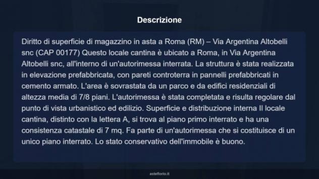 Immobile in asta di 7 m² in vendita a Roma - Foto 9