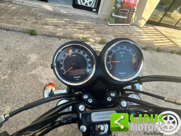 TRIUMPH Bonneville T100 986 MF Steve MC Queen number 698 limited edition rif. 23936172 - Foto 7