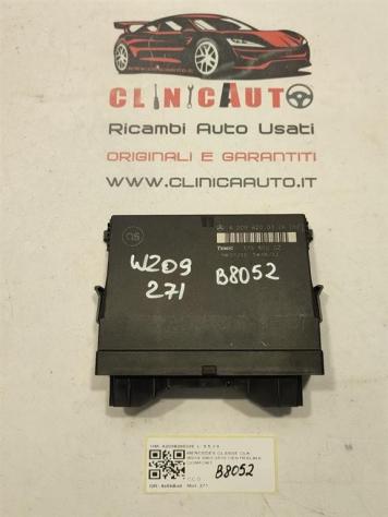 CENTRALINA COMFORT MERCEDES CLK Cabrio W209 A2098200326 271 benzina 1 (03)
